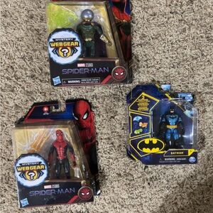Spider-Man and Batman Action Figure Set
